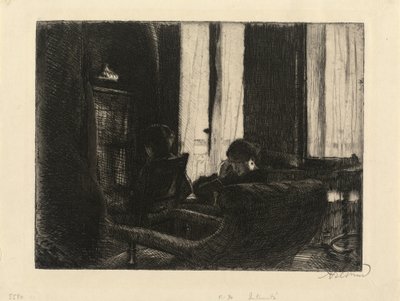 Intymność autorstwa Albert Besnard