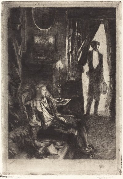 Iza śpi autorstwa Albert Besnard
