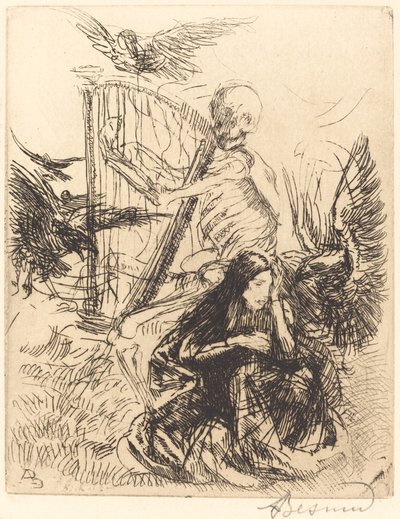 Muzyk autorstwa Albert Besnard