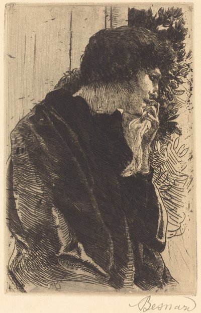 Smutek autorstwa Albert Besnard