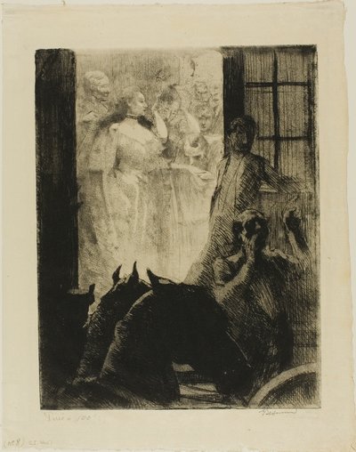 Sukces społeczny, płyta siódma od Woman autorstwa Albert Besnard