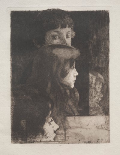 Studium głów autorstwa Albert Besnard