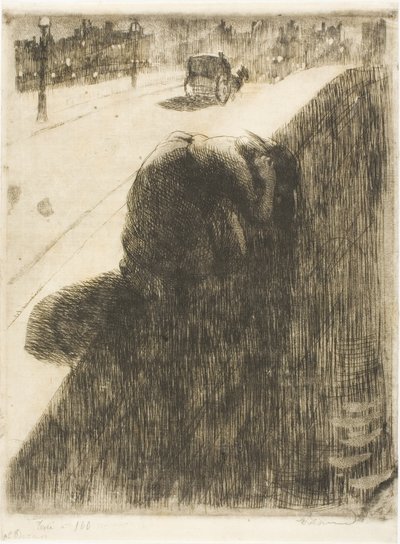 Samobójstwo, płyta jedenasta od Woman autorstwa Albert Besnard