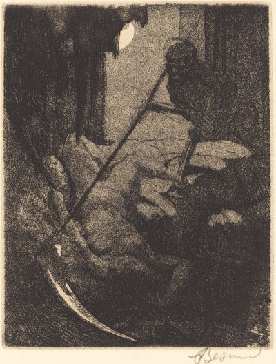 Tajemnica (Le mystère) autorstwa Albert Besnard