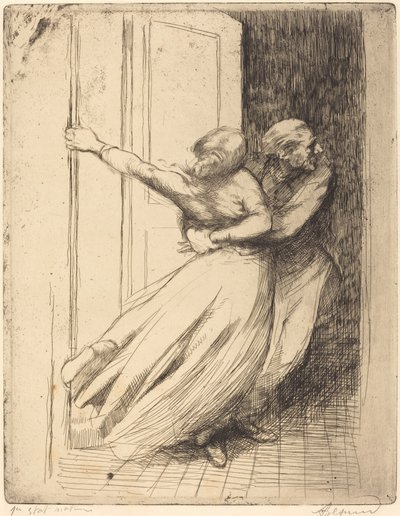 Gwałt (Le Viol) autorstwa Albert Besnard