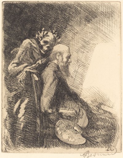 Zbyt wymagający (Exigeante) autorstwa Albert Besnard