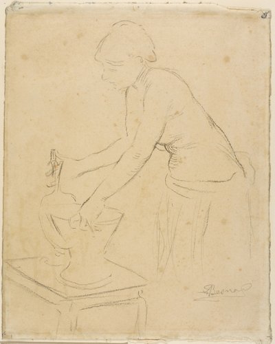 Kobieta przy toalecie autorstwa Albert Besnard
