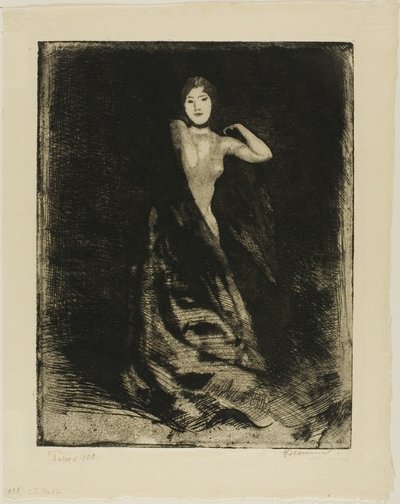 Kobieta, frontispis z książki Kobieta autorstwa Albert Besnard