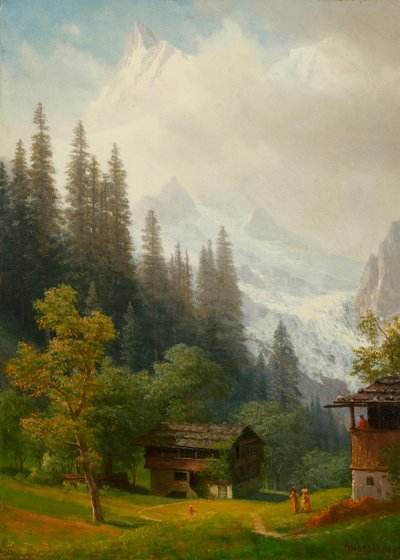 Scena alpejska autorstwa Albert Bierstadt