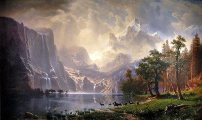 Wśród Sierra Nevada w Kalifornii autorstwa Albert Bierstadt