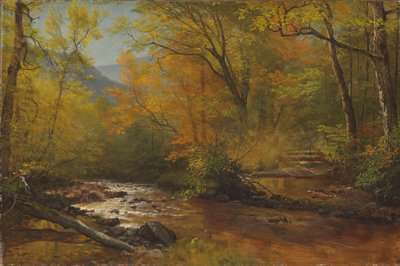 Potok w lesie autorstwa Albert Bierstadt