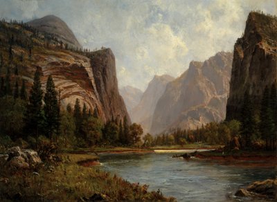 Bramy Yosemite, ca. 1882. autorstwa Albert Bierstadt