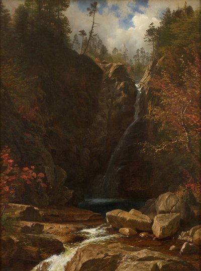 Wodospad Glen Ellis autorstwa Albert Bierstadt