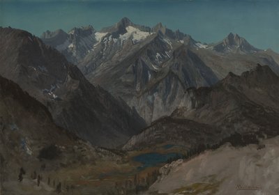 Wielki Dział Wodny Zachodni, Sierra Nevada autorstwa Albert Bierstadt
