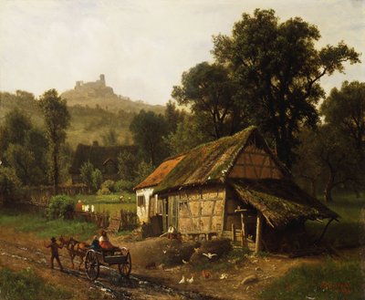 Na Pogórzu, 1861 autorstwa Albert Bierstadt