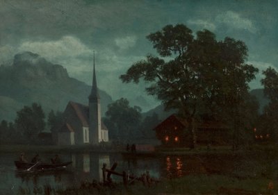 Jezioro Lucerna, Szwajcaria autorstwa Albert Bierstadt