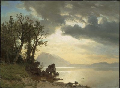 Jezioro Tahoe, Kalifornia autorstwa Albert Bierstadt