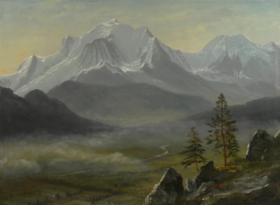 Mont Blanc autorstwa Albert Bierstadt