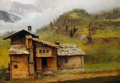 Górski Dom autorstwa Albert Bierstadt