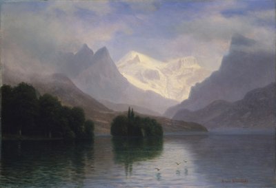 Scena górska autorstwa Albert Bierstadt