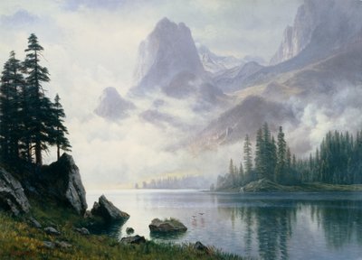 Góra z mgły autorstwa Albert Bierstadt