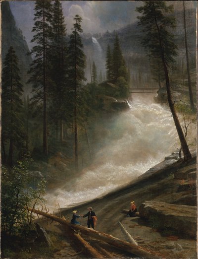 Wodospady Nevada, Yosemite autorstwa Albert Bierstadt