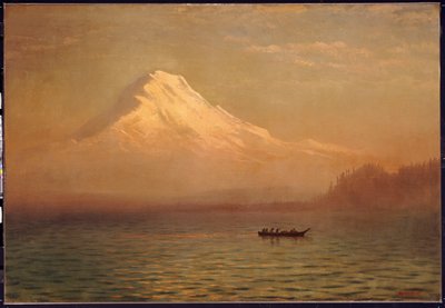 Wschód słońca na górze Tacoma autorstwa Albert Bierstadt