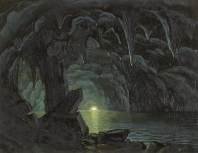 Błękitna Grota, Capri autorstwa Albert Bierstadt