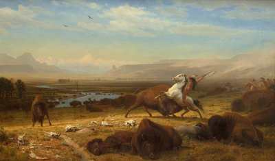 Ostatni z bizonów, c.1888 autorstwa Albert Bierstadt