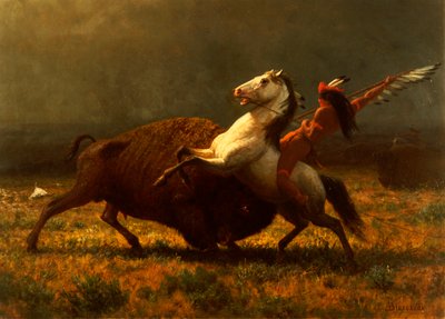 Ostatni z bizonów, ok. 1888 r. autorstwa Albert Bierstadt