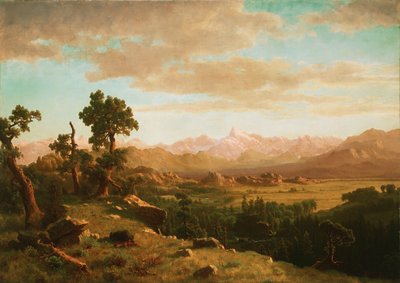 Kraj Wind River autorstwa Albert Bierstadt