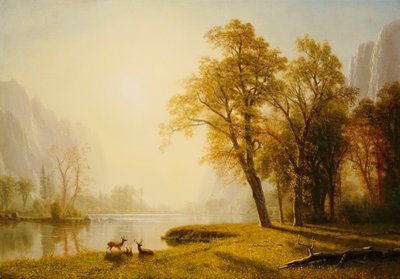 Dolina Yosemite autorstwa Albert Bierstadt