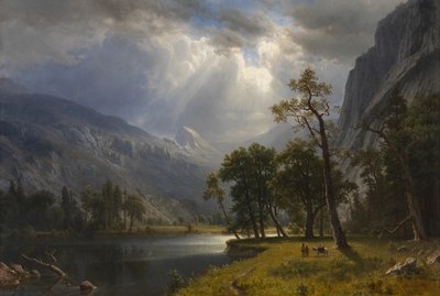 Dolina Yosemite, 1866 autorstwa Albert Bierstadt