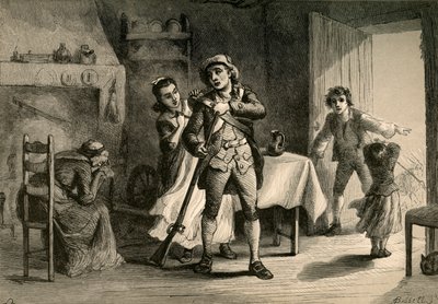 Minutowy człowiek przygotowujący się do wojny, 1877. autorstwa Albert Bobbett