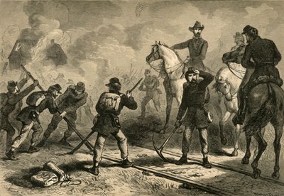 Marsz Shermana do morza, 1878. autorstwa Albert Bobbett
