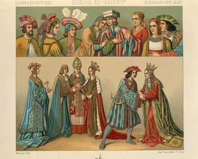 „Le Costume Historique” (Cała historia kostiumów) Auguste Racinet, tom IV autorstwa Albert Charles August Racinet