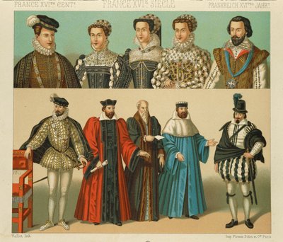 „Le Costume Historique” (Cała historia kostiumów) Auguste Racinet, tom IV autorstwa Albert Charles August Racinet