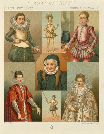 „Le Costume Historique” (Cała historia kostiumów) Auguste Racinet, tom IV autorstwa Albert Charles August Racinet