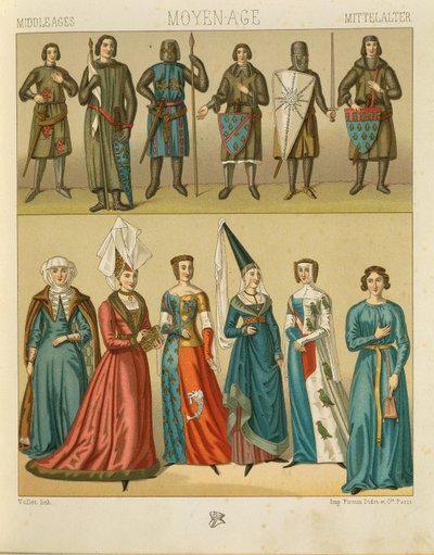„Le Costume Historique” (Cała historia kostiumów) Auguste Racinet, tom IV autorstwa Albert Charles August Racinet