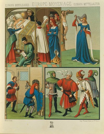 „Le Costume Historique” (Cała historia kostiumów) Auguste Racinet, tom IV autorstwa Albert Charles August Racinet