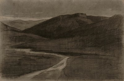 Krajobraz Algierii autorstwa Albert Charles Lebourg