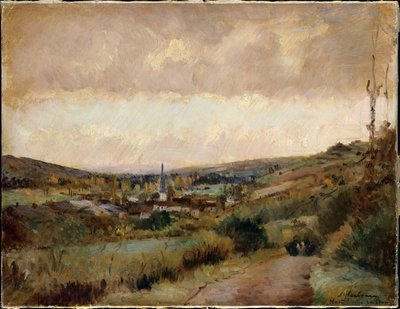 Ostatnie dni jesieni w Hondouville-sur-Iton autorstwa Albert Charles Lebourg