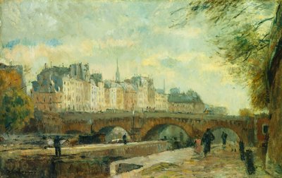 Nowy Most Miasta; Pont Neuf miasta, autorstwa Albert Charles Lebourg