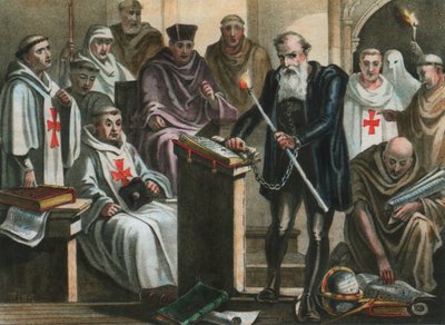 Galileo Galilei przed Świętym Oficjum autorstwa Albert Chereau