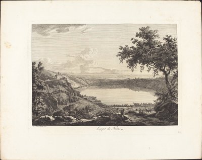 Lago Nemi autorstwa Albert Christoph Dies