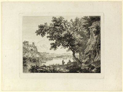 Jezioro Nemi autorstwa Albert Christoph Dies
