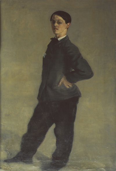 Autoportret artysty w wieku 16 lat autorstwa Albert Daniel Rutherston