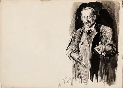 Asher Wertheimer według Johna S. Sargenta autorstwa Albert Edelfelt