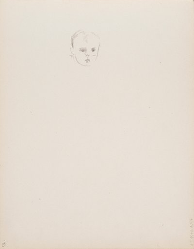 Głowa dziecka autorstwa Albert Edelfelt