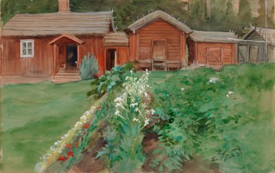 Domek Karlssona autorstwa Albert Edelfelt